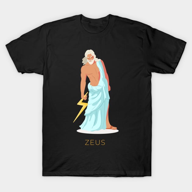 Zeus Greek Mythology T-Shirt by MimicGaming